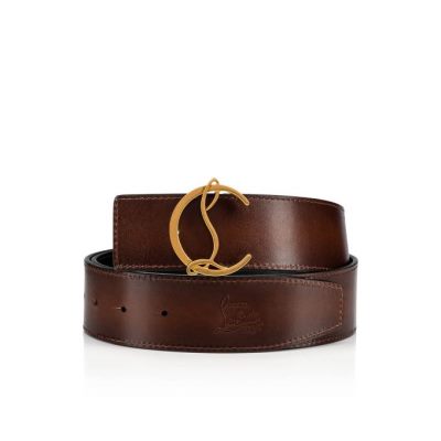 Cinturones Cl Logo Christian Louboutin Hombre - Marrom - 1210195BK01
